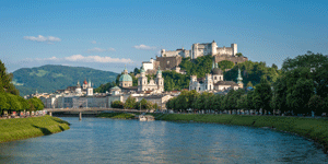 Busfahrt in die Stadt Salzburg